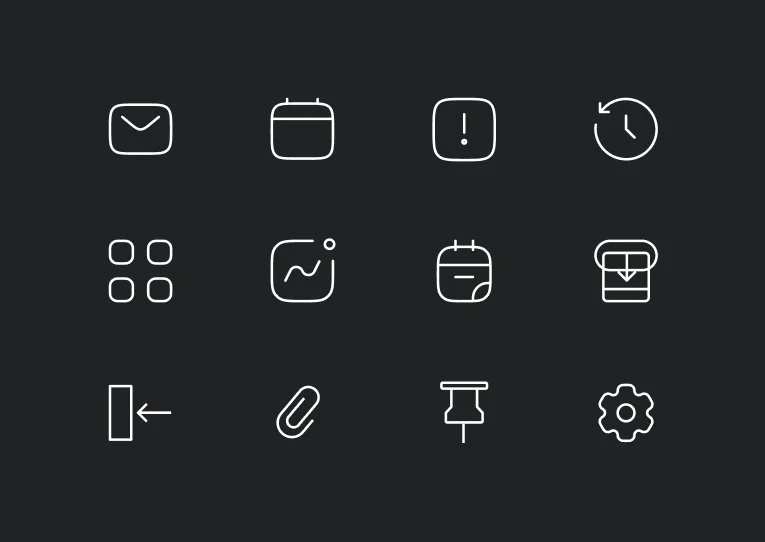 Iconography set
