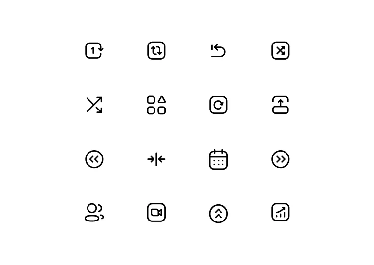 Iconography set