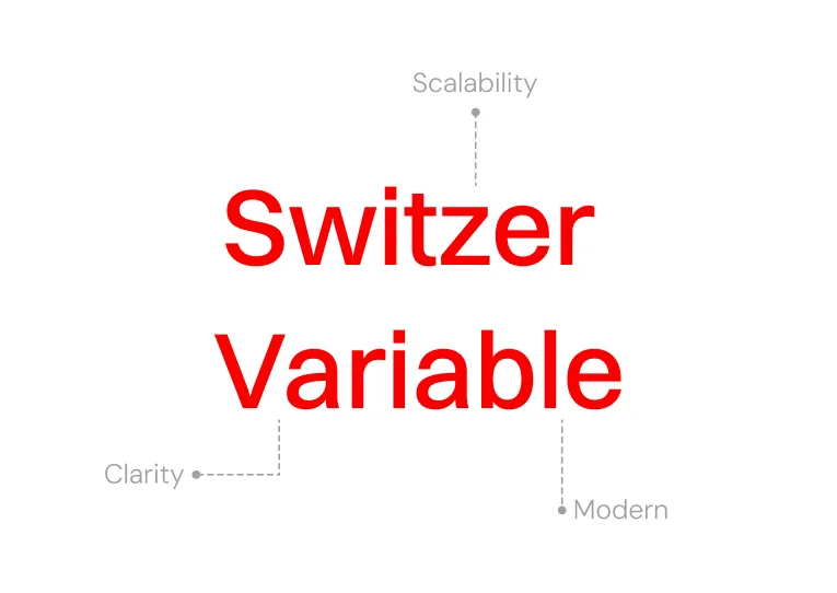 Typography — Switzer Variable